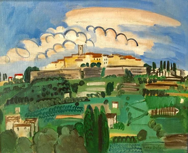 Saint-Paul de Vence. Raoul DUFY